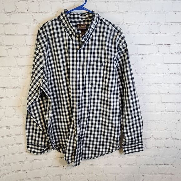 Men's C.E. Schmidt longsleeve button-down shirt, size XL - Picture 1 of 3